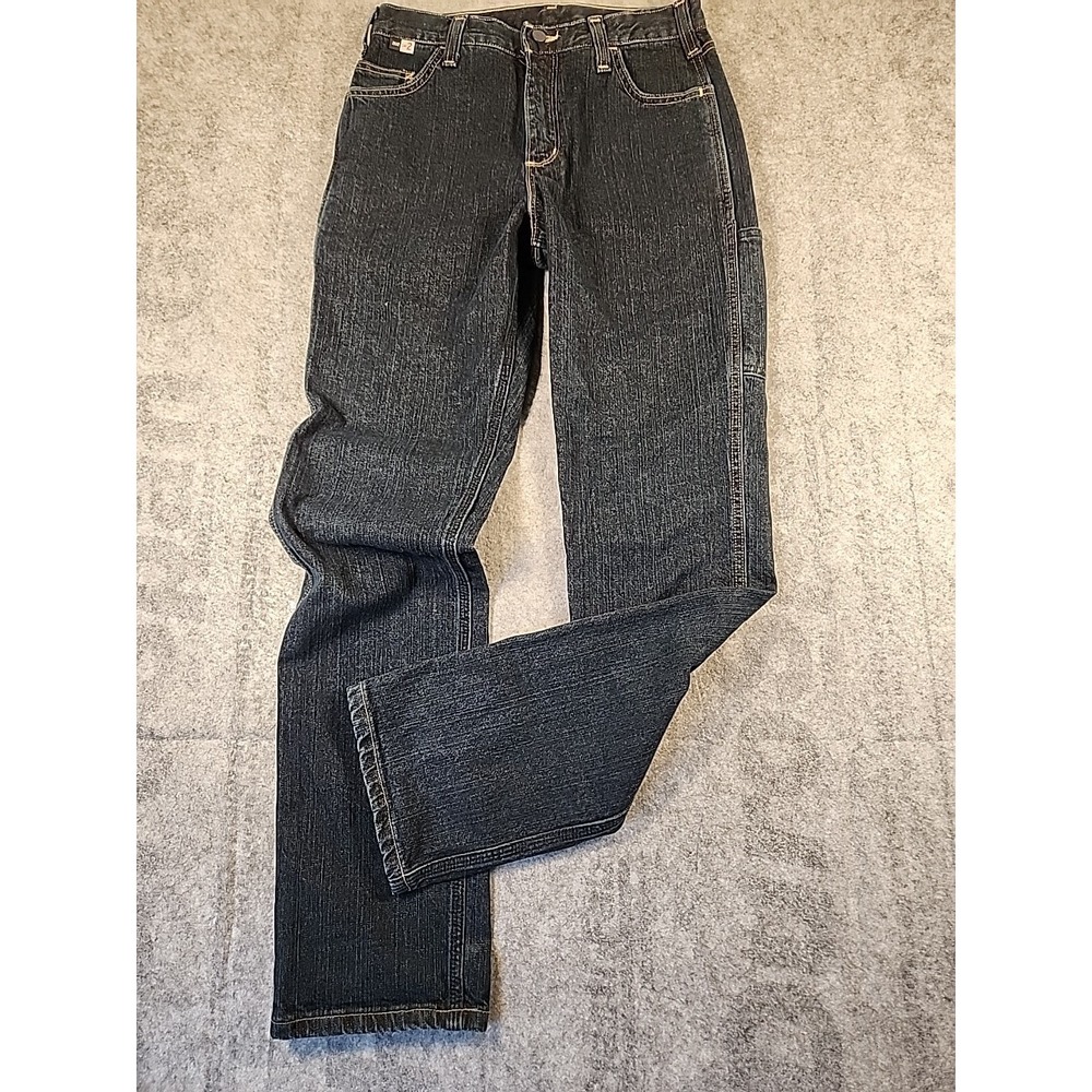 Carhartt Relaxed Fit Utilty Jeans 30x34 Blue Straight 2112 Cat2 Flame Resistant